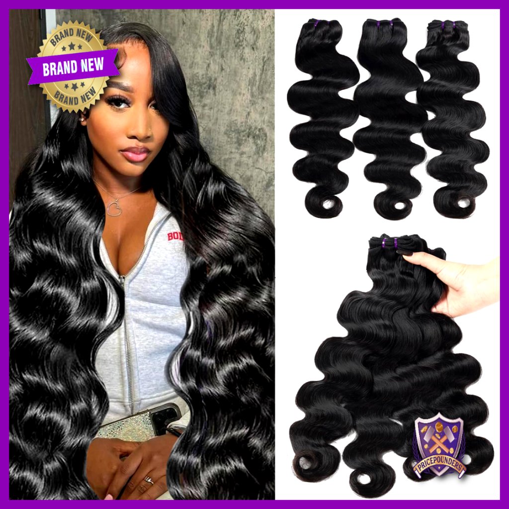 Body Wave Human Hair Extensions 22 20 18 Inch 100% Virgin Remy Thick